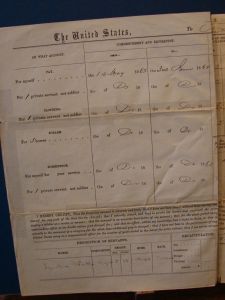 Civil War Chaplain Pay Voucher, 1862