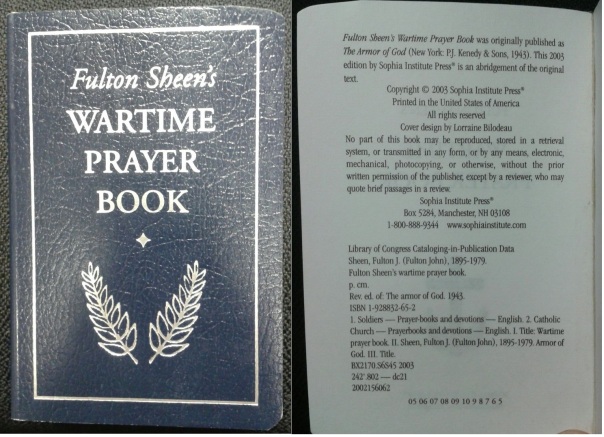 Fulton Sheen's Wartime Prayer Book, 2003