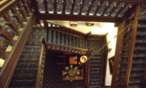 The Main Staircase at the Amport House