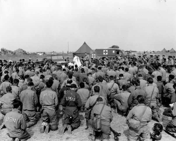 WW2 Navy Seabees Worship Service